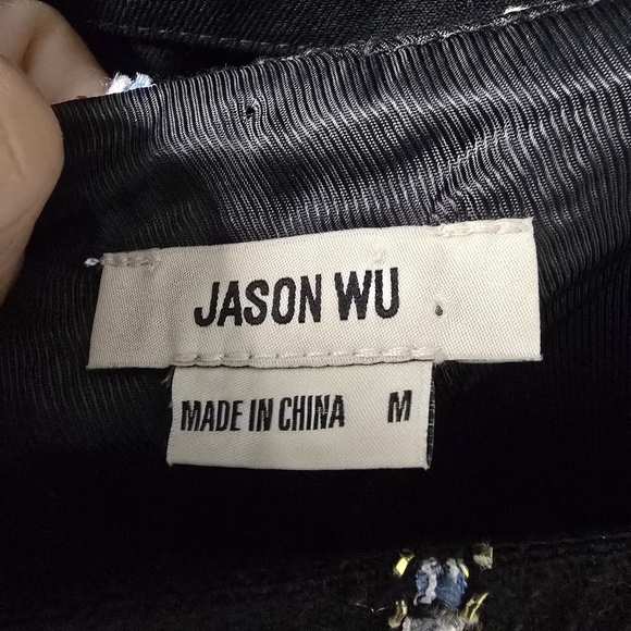 Jason Wu Tweed Mini Dress in Black Blue Gold Checkered windowpane 90s clueless - Picture 10 of 10